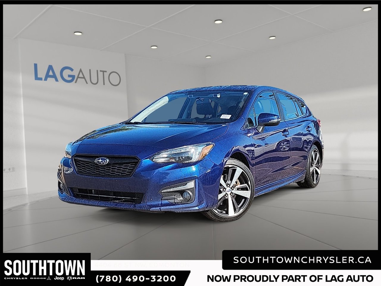 Blue 2018 Subaru Impreza Hatchback Continuously Variable Transmission