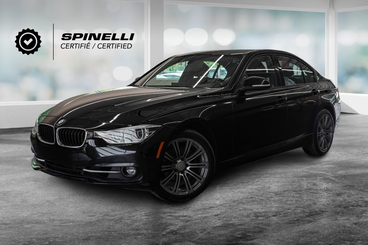 Jet Black 2018 BMW 3 Series 330i xDrive Sedan AWD Sedan All-Wheel Drive Automatic