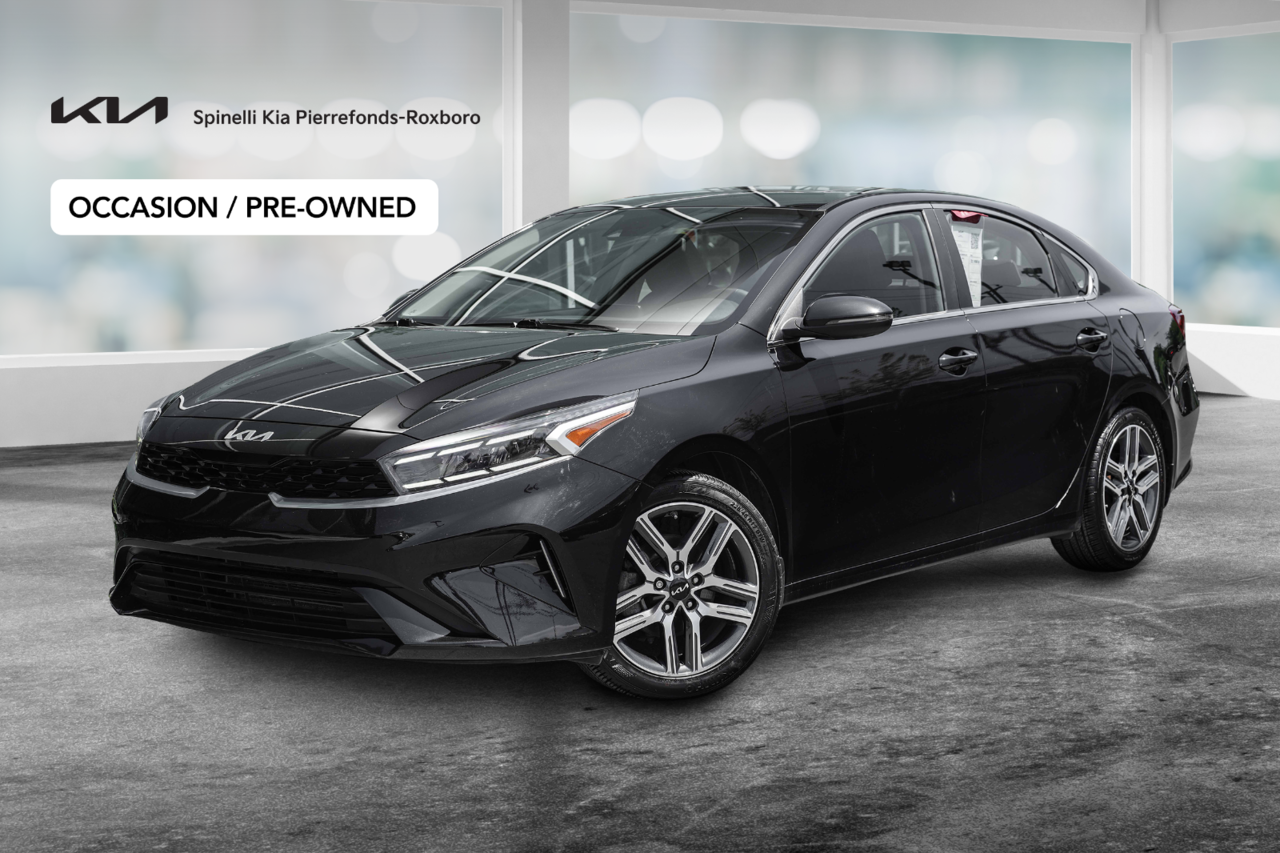 Aurora Black 2023 Kia Forte EX+ FWD Sedan Automatic