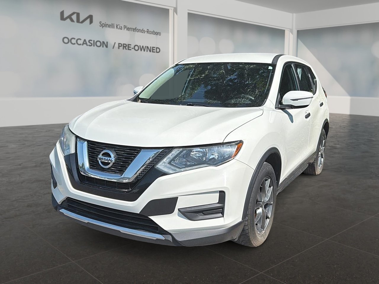 Glacier White 2017 Nissan Rogue SUV / Crossover Front-Wheel Drive Automatic