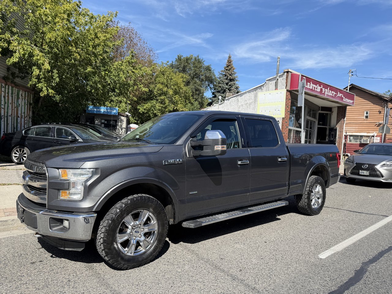Gray 2016 Ford F-150 Pickup Truck Four-Wheel Drive Automatic