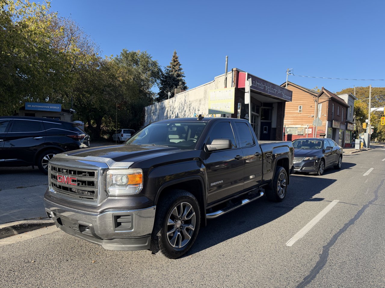 Gray 2015 GMC Sierra 1500 Pickup Truck Four-Wheel Drive Automatic