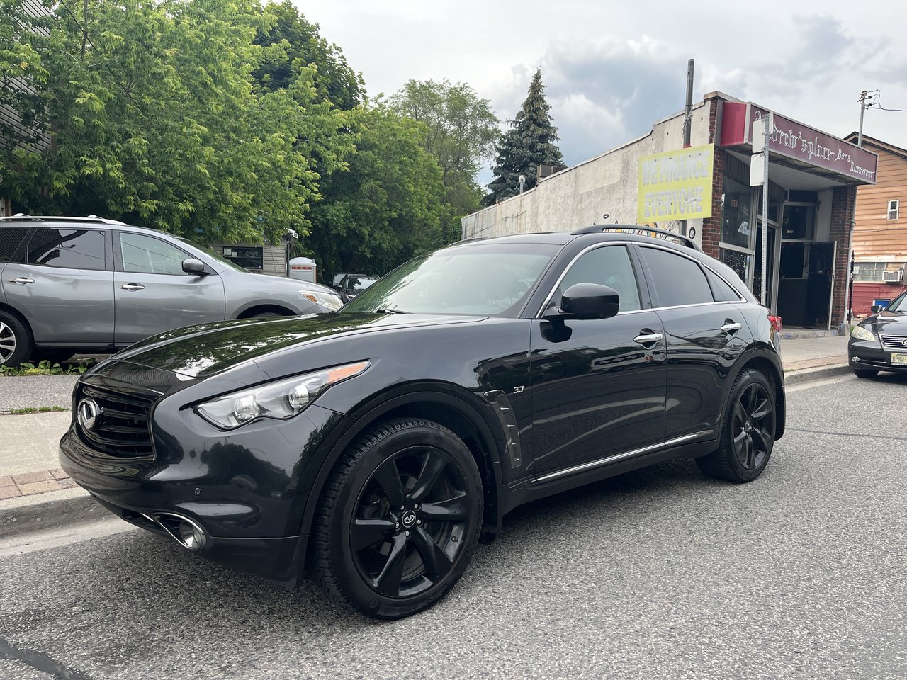 Black 2016 INFINITI QX70 SUV / Crossover All-Wheel Drive Automatic