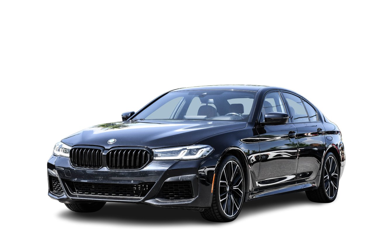 Blue 2022 BMW 5 Series Sedan All-Wheel Drive Automatic