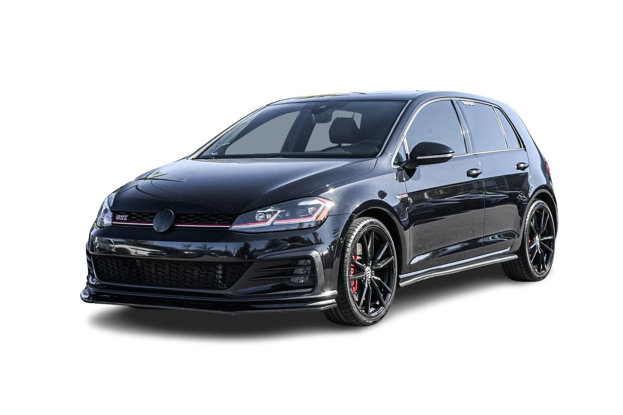 Black 2020 Volkswagen Golf GTI Hatchback Front-Wheel Drive Automatic