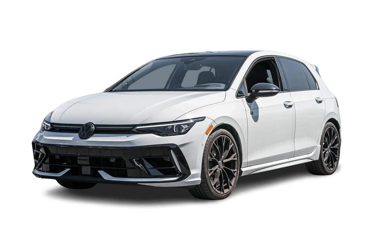 White 2025 Volkswagen Golf R Hatchback All-Wheel Drive Automatic