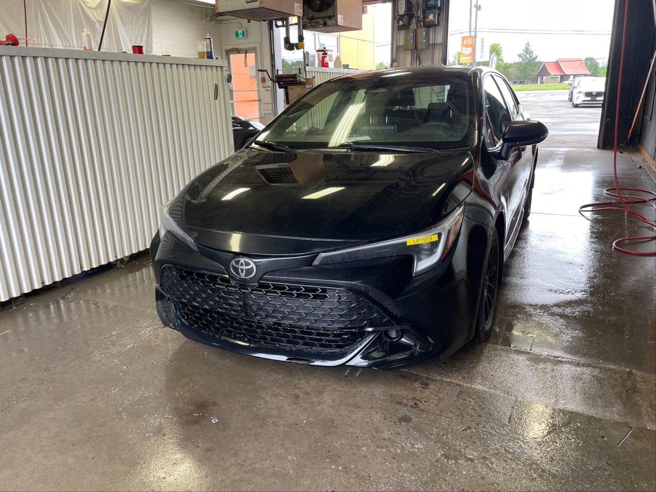 Black 2023 Toyota Corolla Hatchback Continuously Variable Transmission