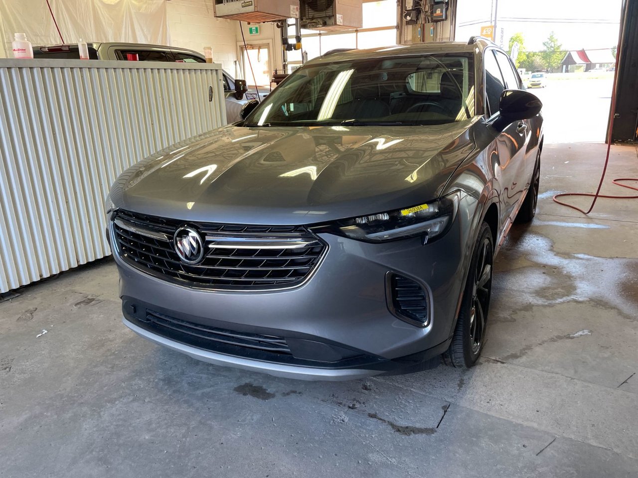 Gray (Satin Steel Metallic) 2022 Buick Envision Preferred AWD SUV / Crossover All-Wheel Drive Automatic
