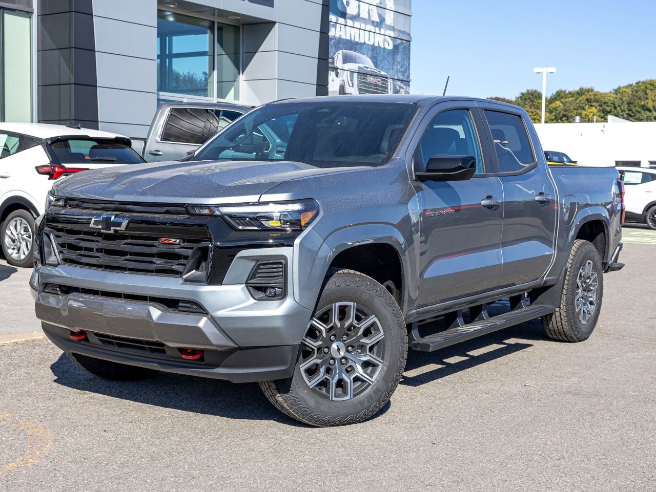 Gray (Sterling Grey Metallic) 2026 Chevrolet Colorado Pickup Truck Four-Wheel Drive Automatic