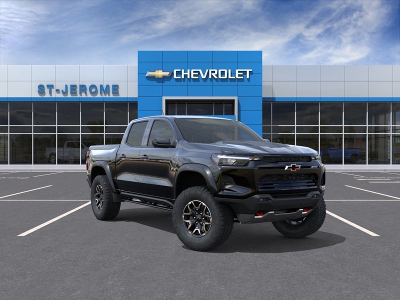 Black 2026 Chevrolet Colorado Pickup Truck Four-Wheel Drive Automatic