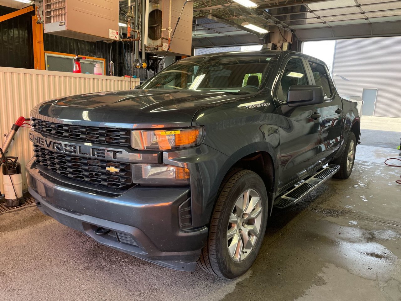 Gray (Shadow Grey) 2019 Chevrolet Silverado 1500 Pickup Truck Four-Wheel Drive Automatic