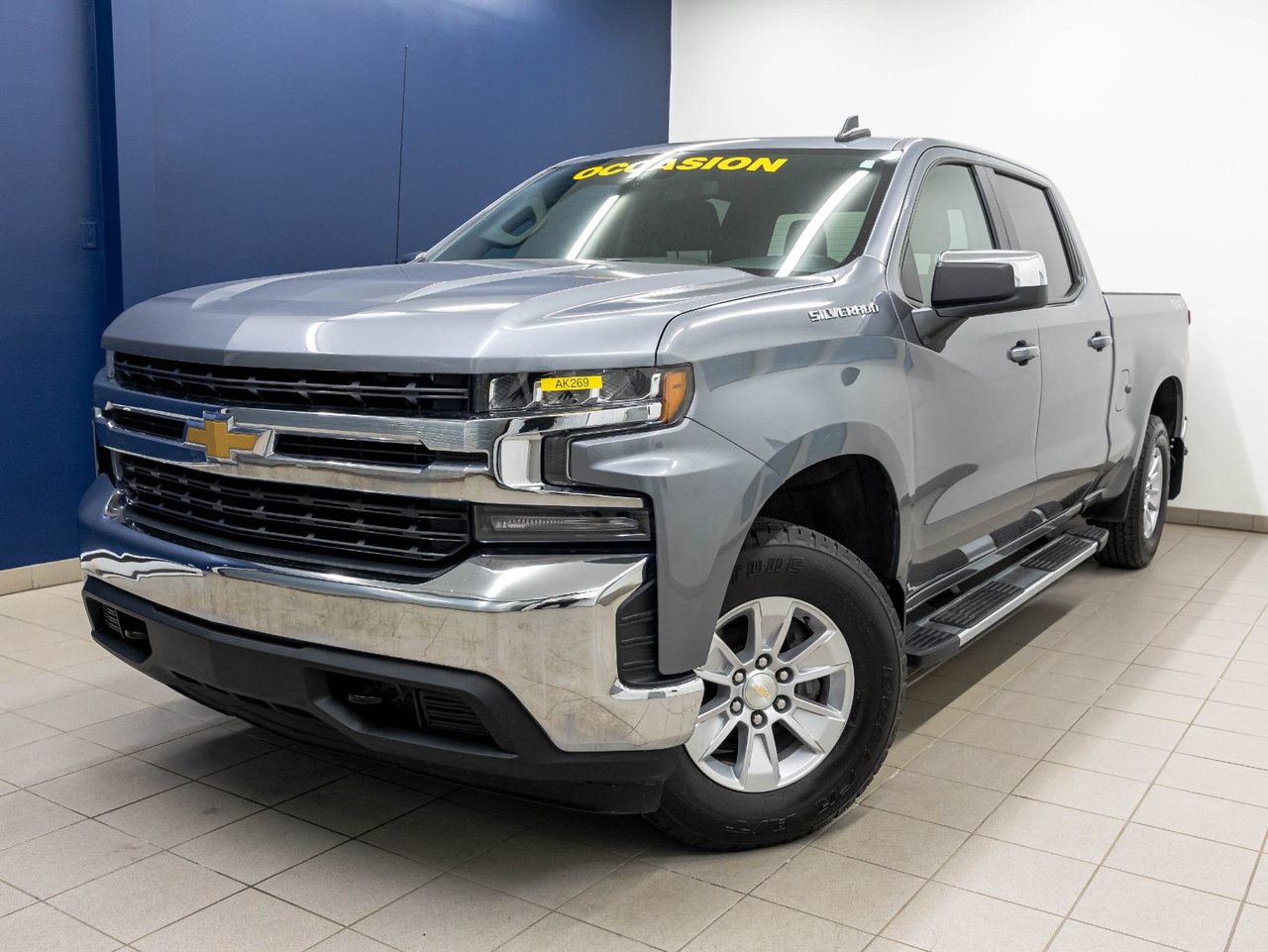 Gray (Satin Steel) 2022 Chevrolet Silverado 1500 Pickup Truck Four-Wheel Drive Automatic