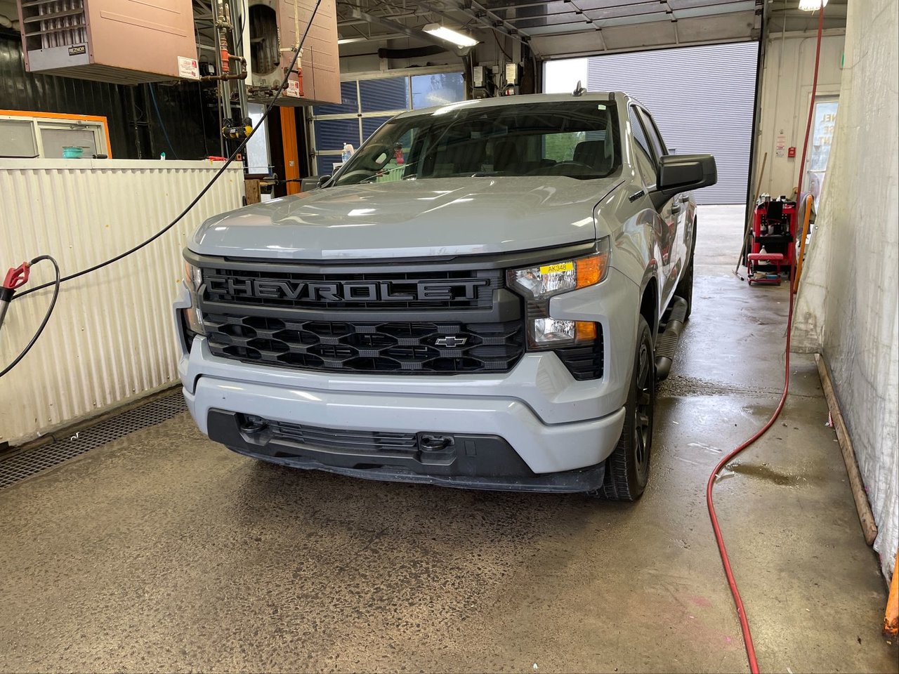 Gray (Slate Grey) 2024 Chevrolet Silverado 1500 Pickup Truck Four-Wheel Drive Automatic