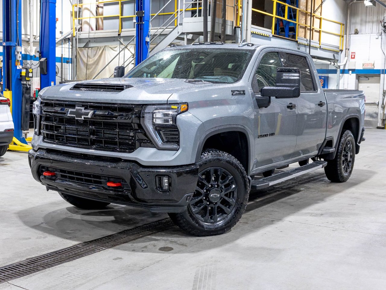 Gray (Sterling Grey Metallic) 2026 Chevrolet Silverado 2500HD Pickup Truck Four-Wheel Drive Automatic