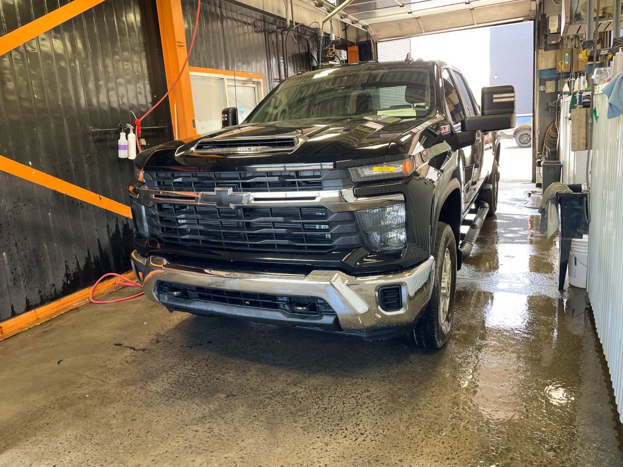 Black 2024 Chevrolet Silverado 2500HD Pickup Truck Four-Wheel Drive Automatic