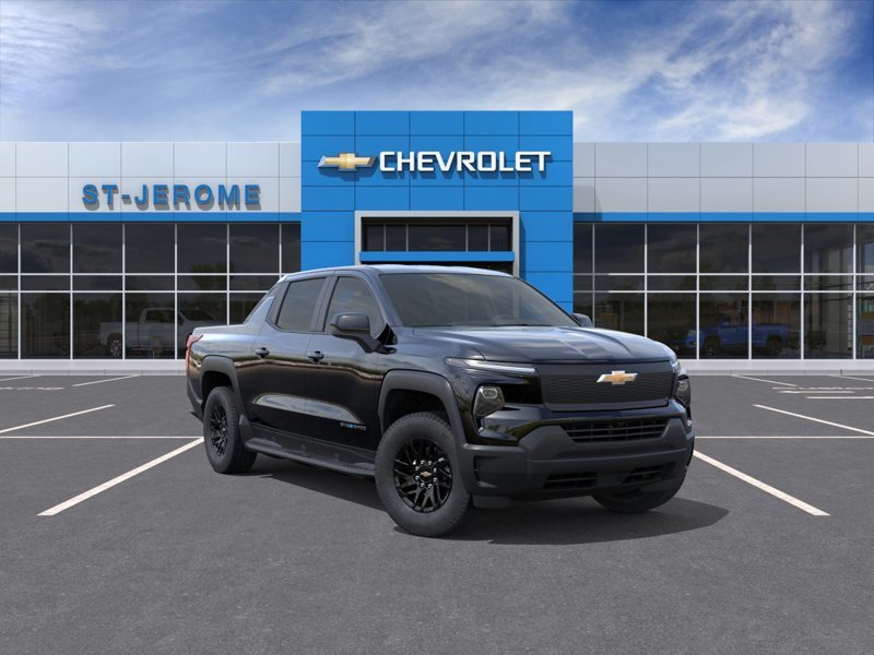 Black 2026 Chevrolet Silverado EV Pickup Truck All-Wheel Drive Automatic
