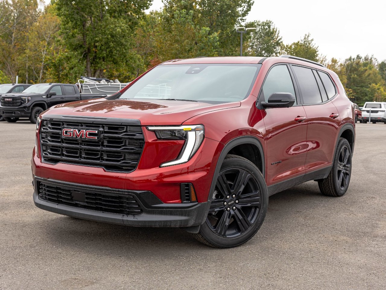 Volcanic Red Tintcoat 2026 GMC Acadia SUV / Crossover Four-Wheel Drive Automatic