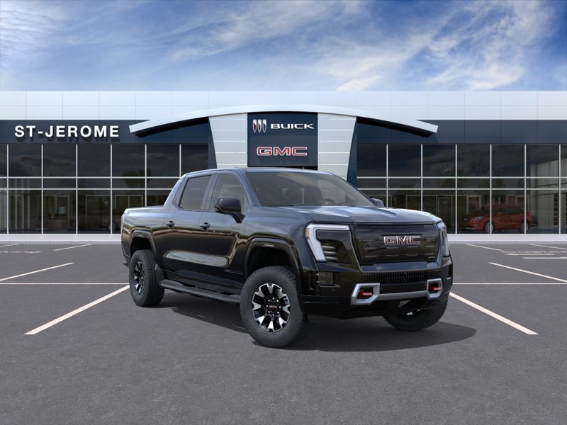 Onyx Black 2026 GMC Sierra EV Pickup Truck All-Wheel Drive Automatic