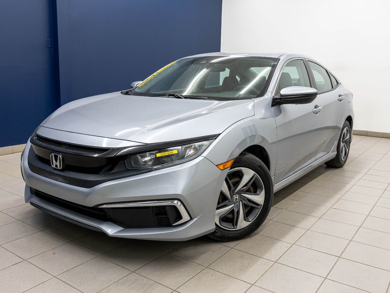 Gray 2019 Honda Civic Sedan Front-Wheel Drive Continuously Variable Transmission