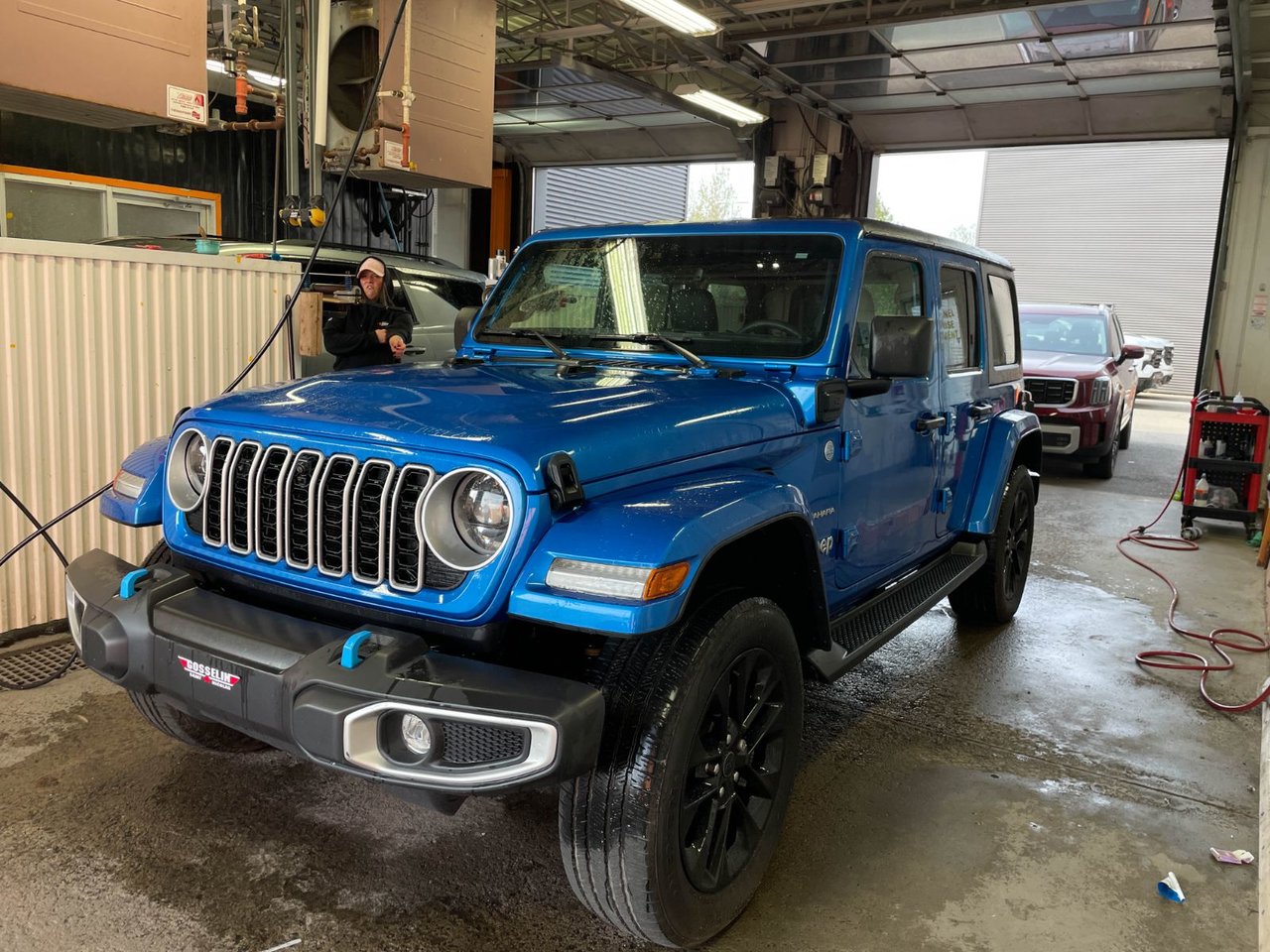 Hydro Blue Pearl 2024 Jeep Wrangler 4xe SUV / Crossover Four-Wheel Drive Automatic