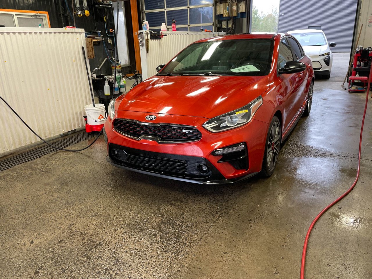 Red 2021 Kia Forte Sedan Automatic