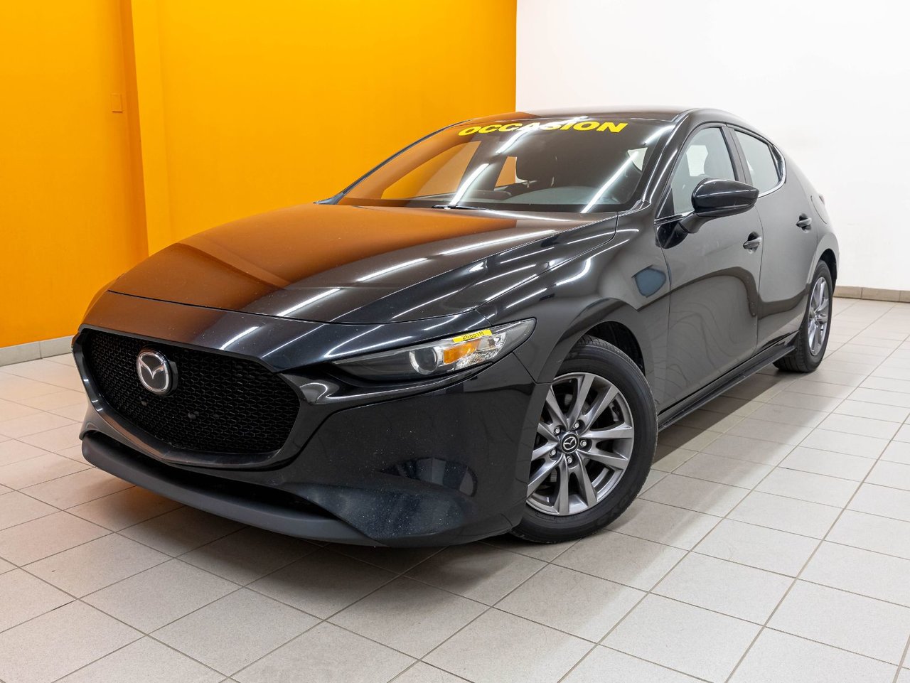 Black 2021 Mazda MAZDA3 Sport Hatchback  Manual
