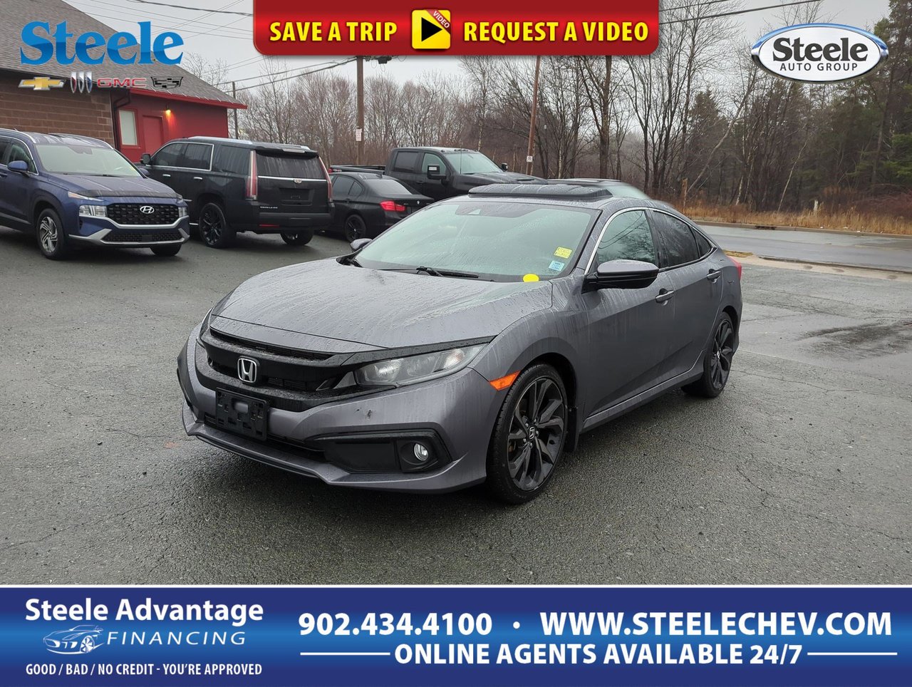 2019 Honda Civic Sedan Sport *GM Certified*-0