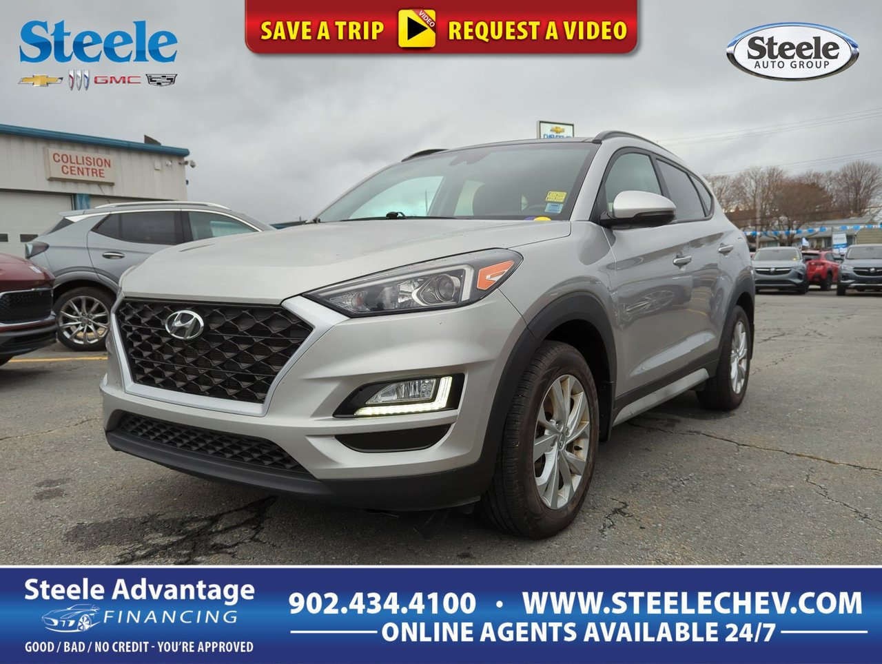 2020 Hyundai Tucson Preferred Sunroof Leather *GM Certified*-0