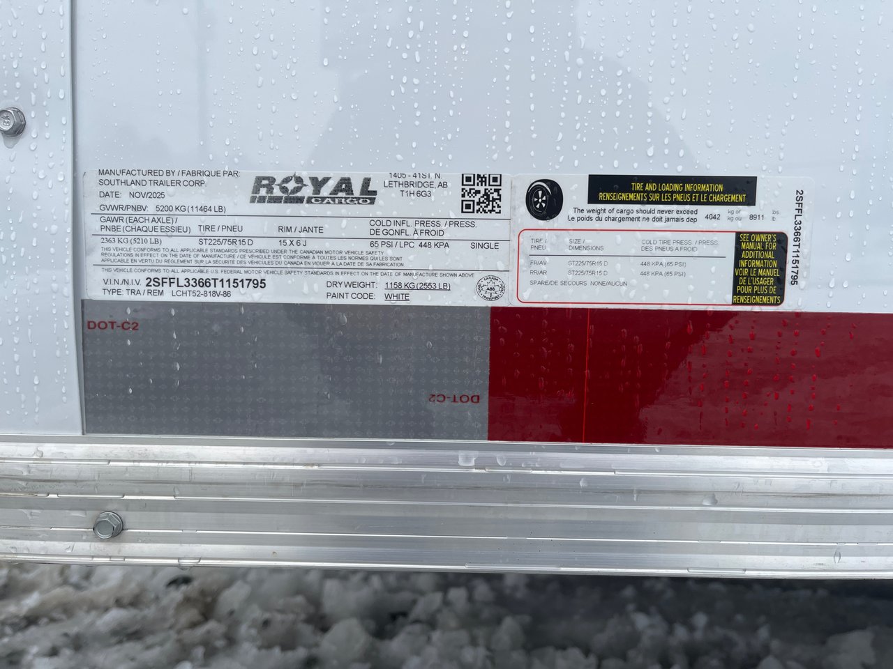 2026 Southland Royal LCHT52-818V-86R-7