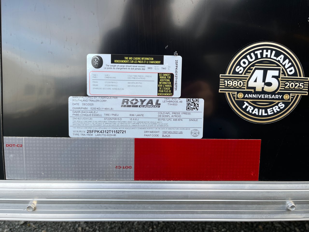 2026 Southland Royal LARCT52-822V-86R-8