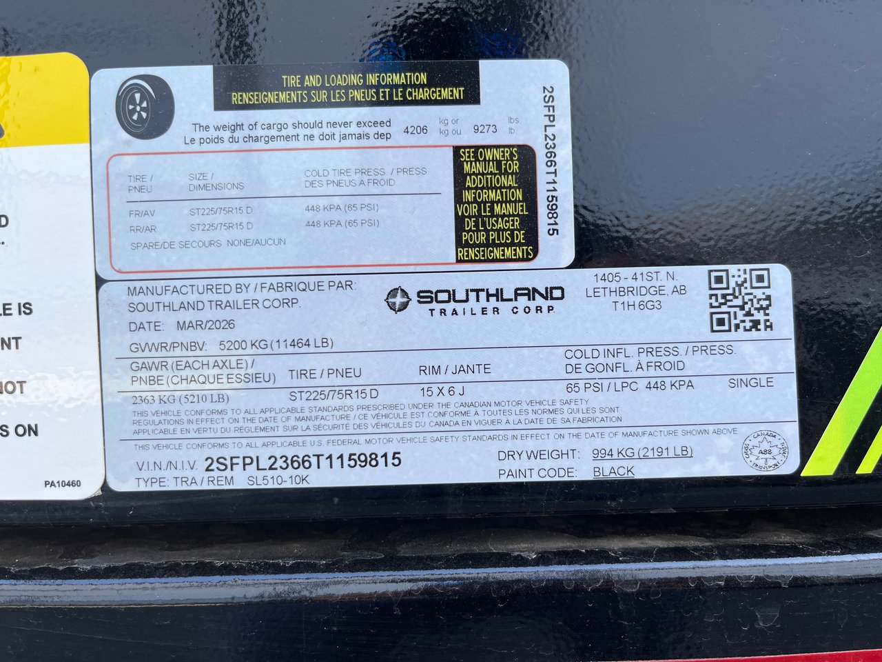 2026 Southland SL510-10K-6