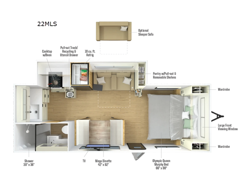 2026 Winnebago THRIVE 22MLS-16