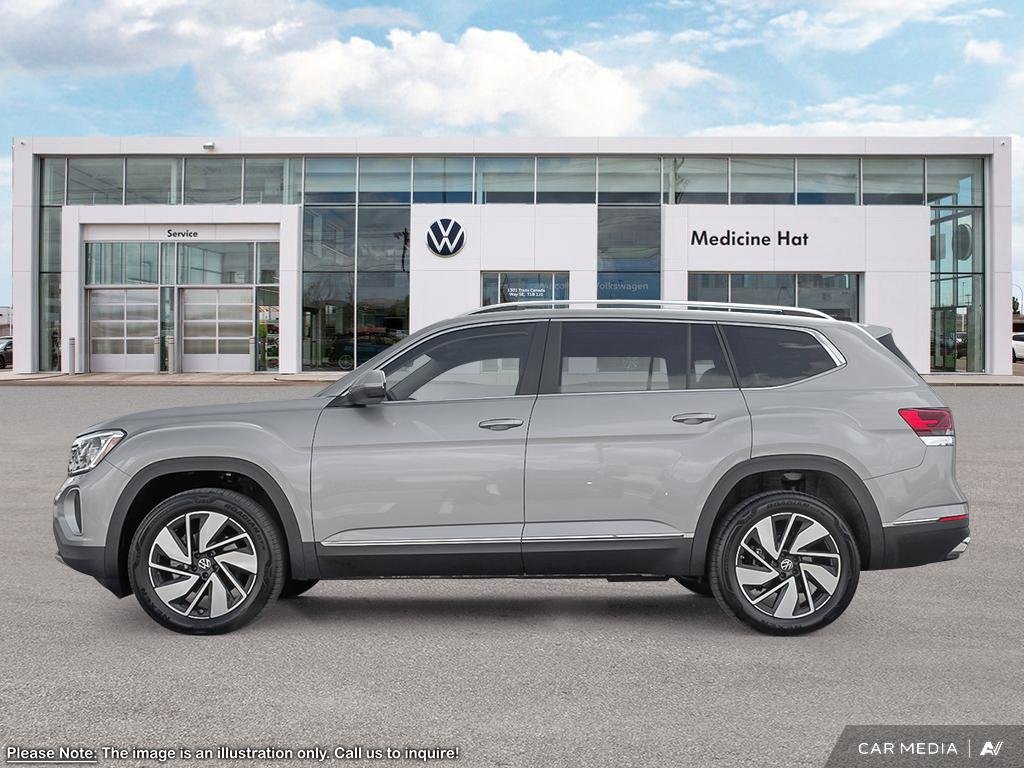 2025 Volkswagen Atlas Highline Black wheels. AWD grip. Room for the whole crew!