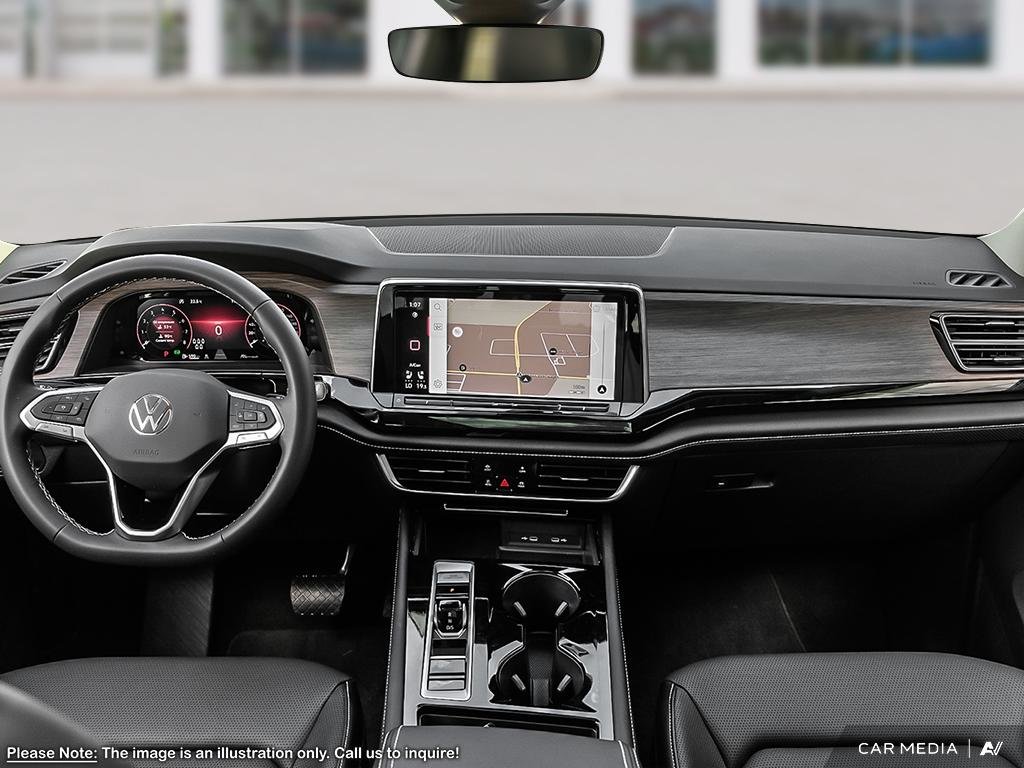 2025 Volkswagen Atlas Highline Black wheels. AWD grip. Room for the whole crew!