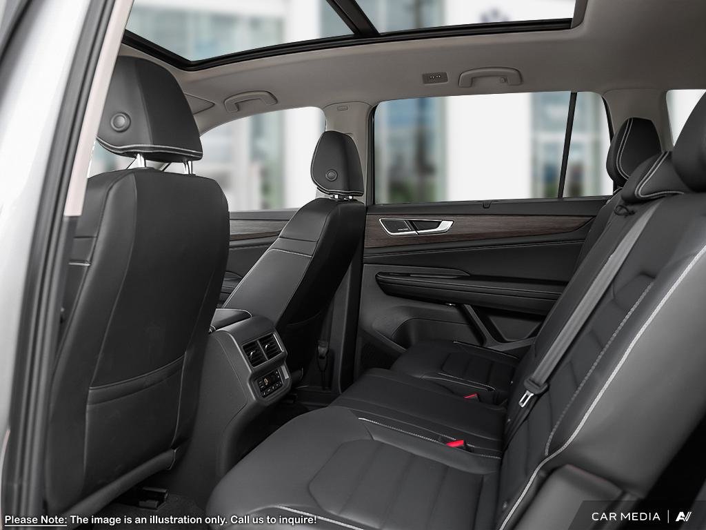 2025 Volkswagen Atlas Highline Black wheels. AWD grip. Room for the whole crew!