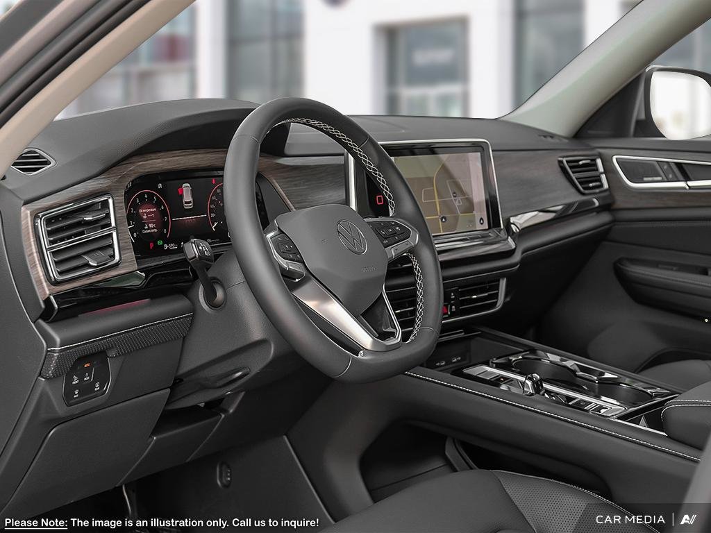 2025 Volkswagen Atlas Highline Black wheels. AWD grip. Room for the whole crew!