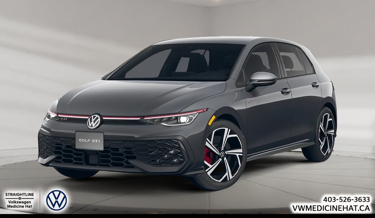 Gray (Dolphin Grey Metallic) 2026 Volkswagen Golf GTI Hatchback Automatic