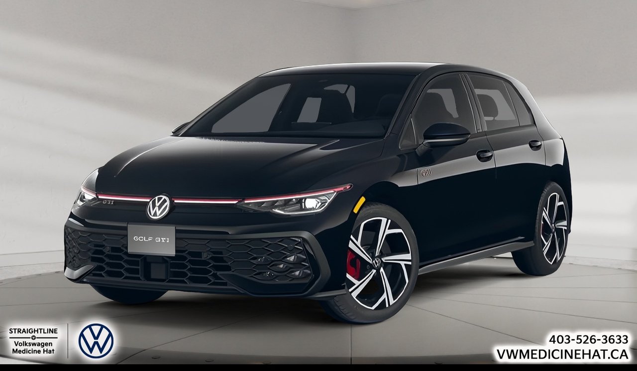 Mythos Black Metallic 2026 Volkswagen Golf GTI Hatchback Automatic
