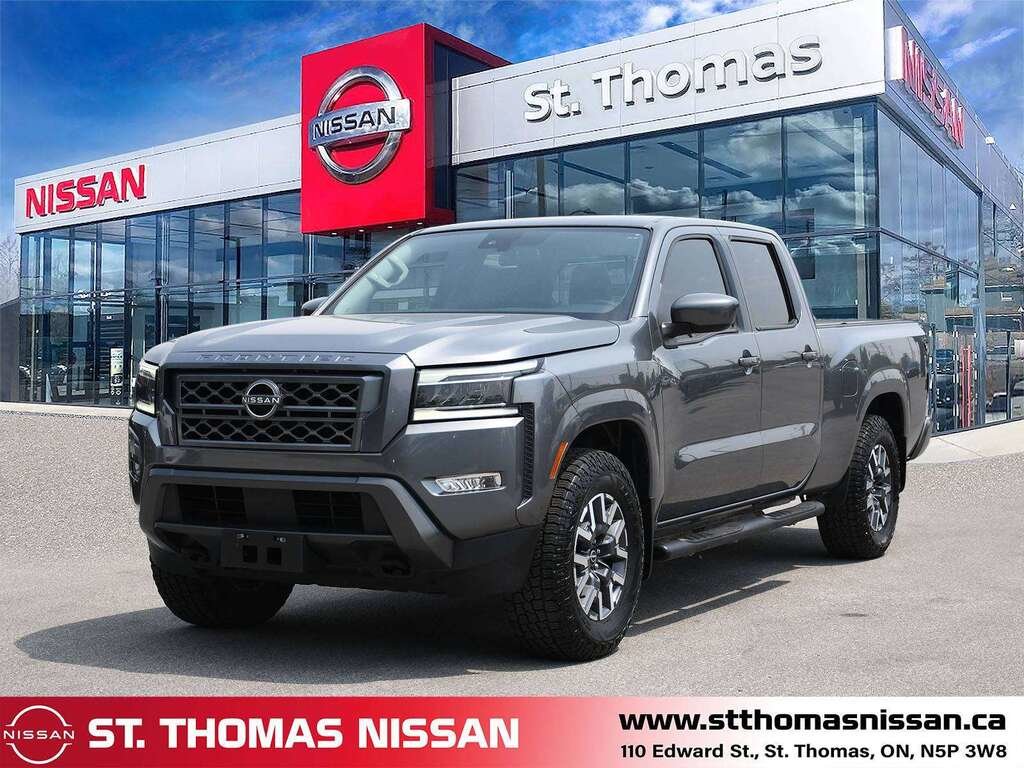 Silver 2022 Nissan Frontier Pickup Truck Four-Wheel Drive