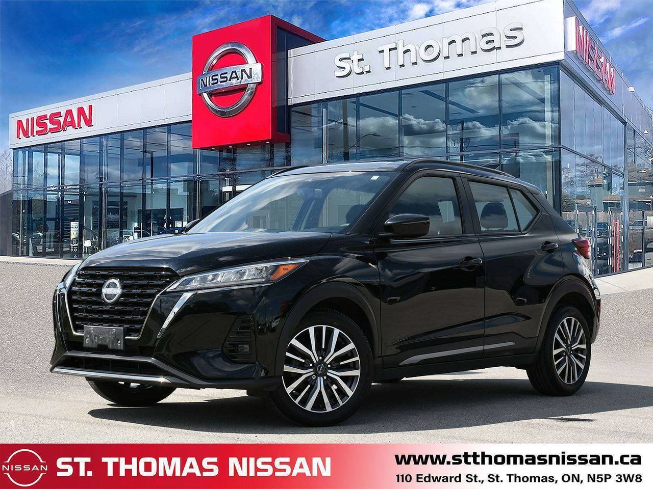 SUPER BLAC 2024 Nissan Kicks SUV / Crossover Front-Wheel Drive