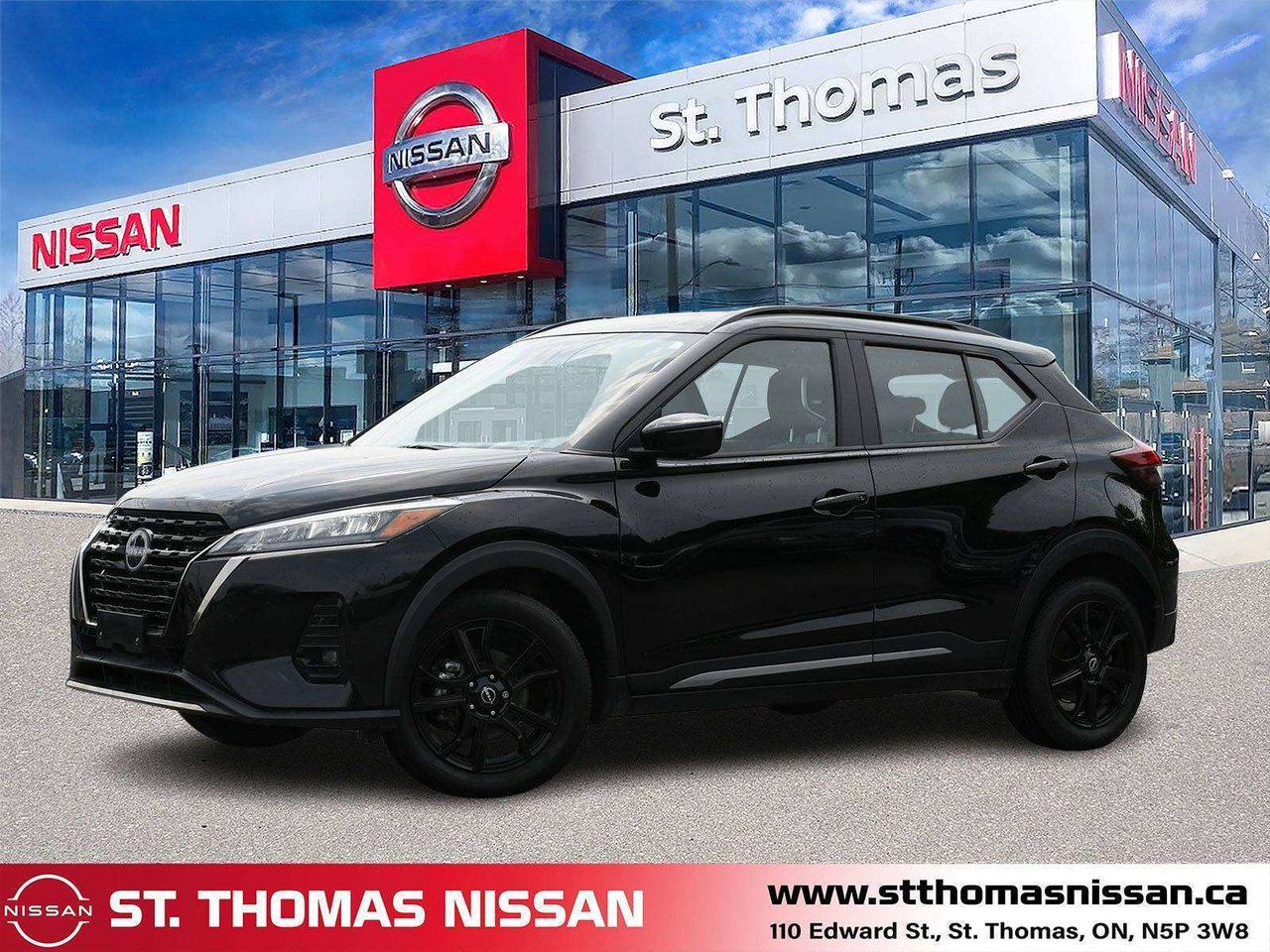 SUPER BLAC 2024 Nissan Kicks SUV / Crossover Front-Wheel Drive