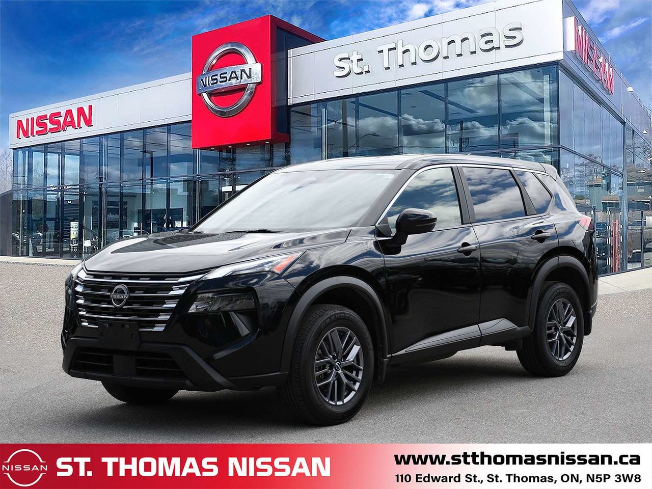 Super Black 2024 Nissan Rogue SUV / Crossover All-Wheel Drive