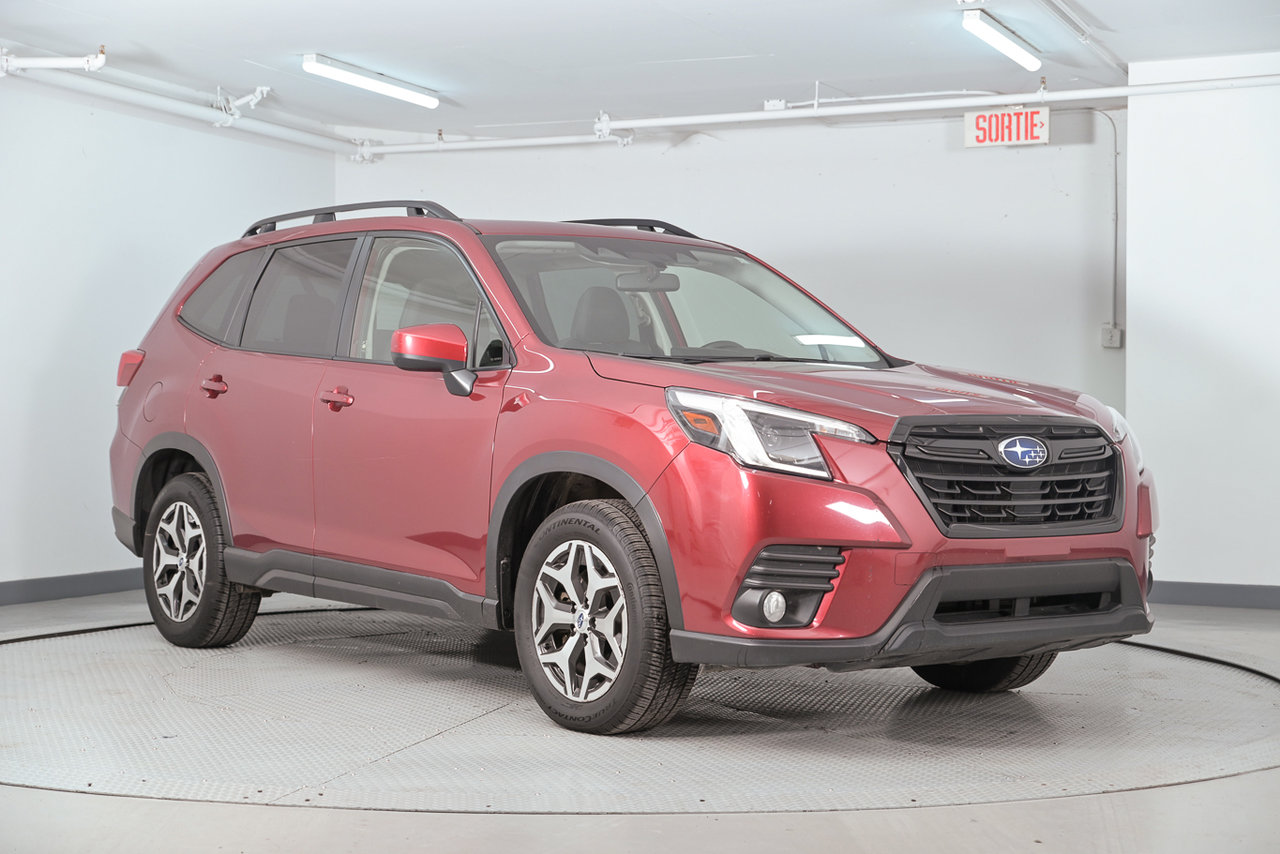 Red 2022 Subaru Forester Wagon  Continuously Variable Transmission