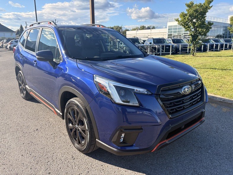 Blue 2023 Subaru Forester Wagon  Continuously Variable Transmission