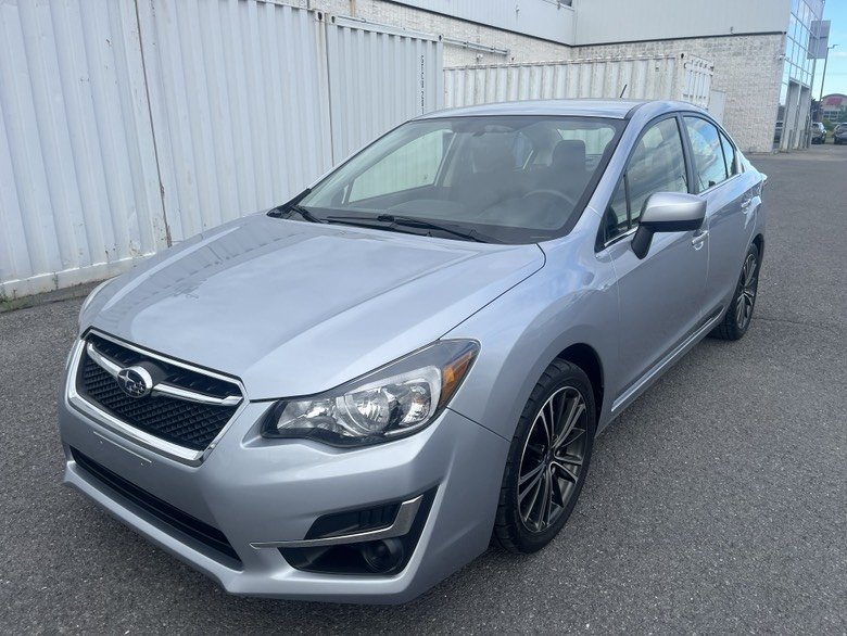Silver 2016 Subaru Impreza Sedan All-Wheel Drive Continuously Variable Transmission