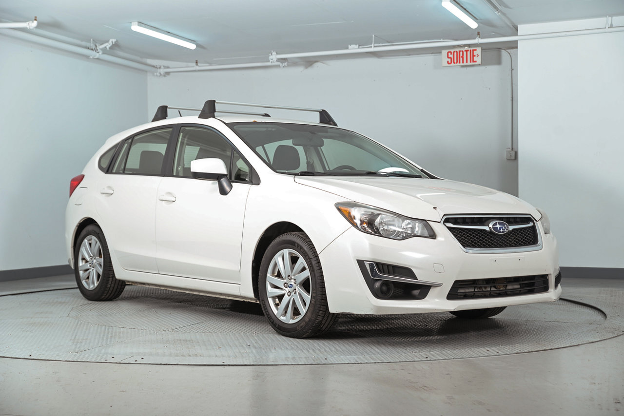 White 2016 Subaru Impreza Hatchback  Continuously Variable Transmission