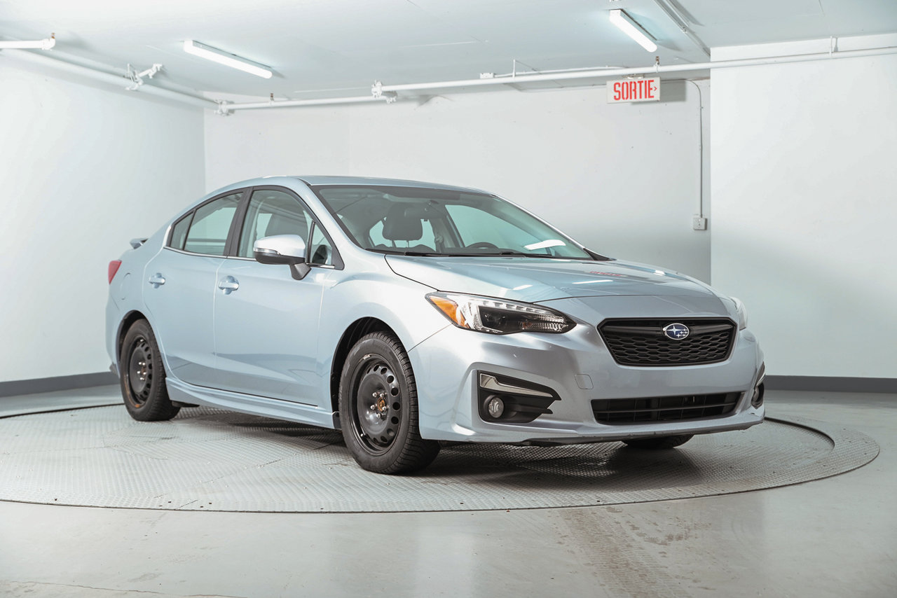 Silver 2017 Subaru Impreza Sedan All-Wheel Drive Continuously Variable Transmission