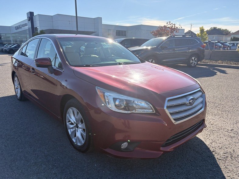 Red 2015 Subaru Legacy Sedan Continuously Variable Transmission