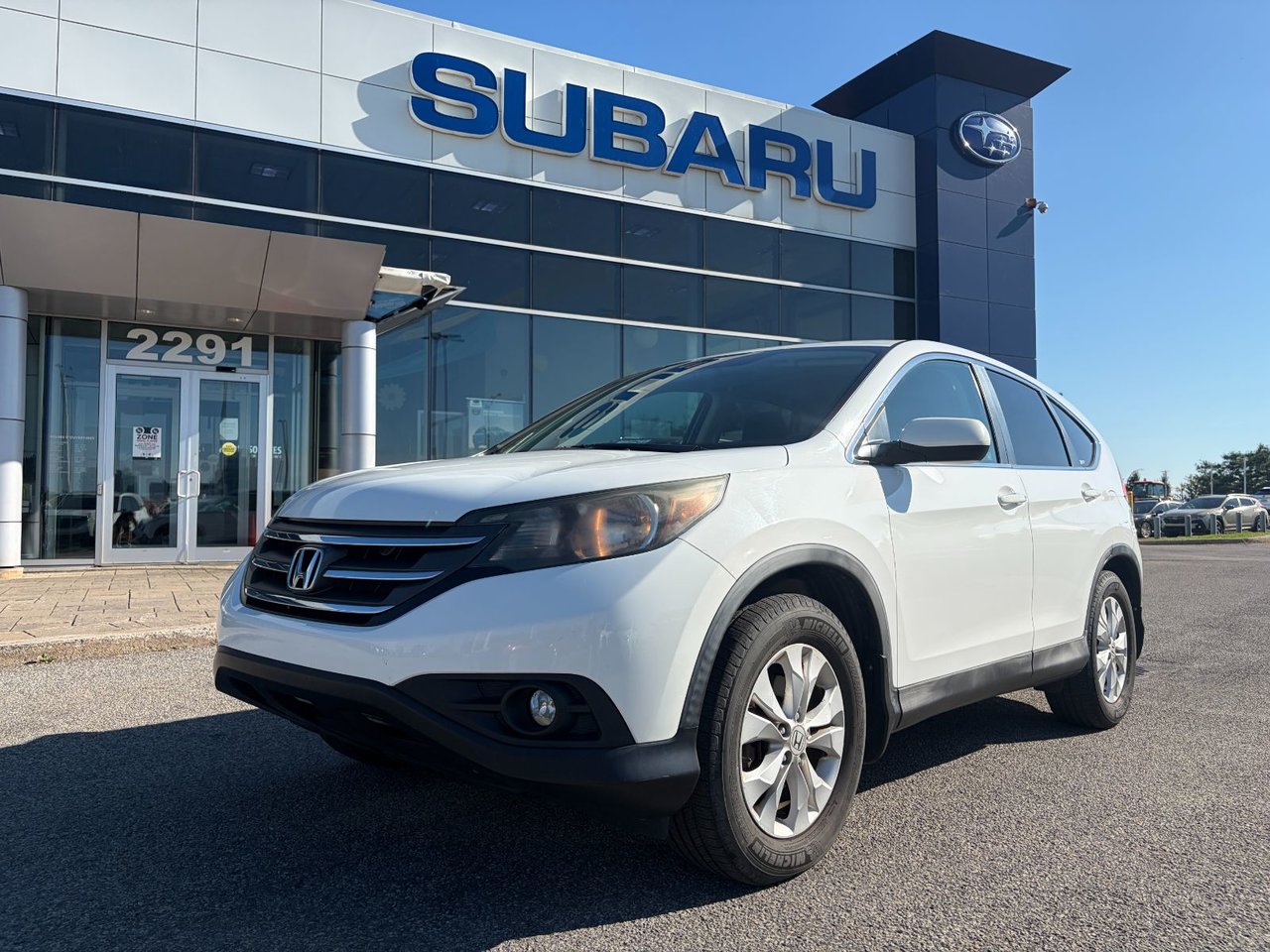 White 2012 Honda CR-V SUV / Crossover Front-Wheel Drive Automatic