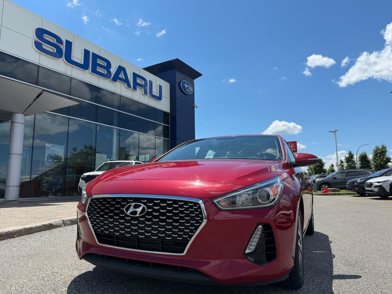 Red 2020 Hyundai Elantra GT Hatchback Manual